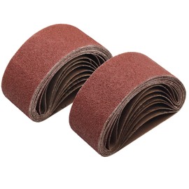 2-1/2 x 16 Inch Sanding Belts, 40 Grit Aluminum Oxide Sanding Belts for 2.5x16 Belt Sander,18 Pack
