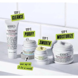 Kiehl's Since 1851 Skincare Samples 5 PCs Set For Travel ! Free Bag !