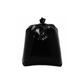 Low-Density Can Liners.7mil, 16gal, 24w x 32h, Black, 500/Carton, Sold as 1 Carton