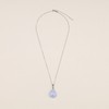 GAVU - Collar de plata de ley 925 con cristales