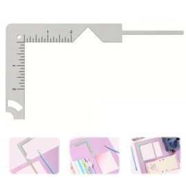 HAFRILY Book Cover Instructions 5-in-1 Bookbinding Tool Made of Stainless Steel for Making Chipboard Book Covers and HerBook Binder Set Tools and Photo Albums for a Personal Touch
