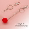 sourcing map 70Pcs Keychain Rings Kit, Keychain Hardware Includes 10Pcs