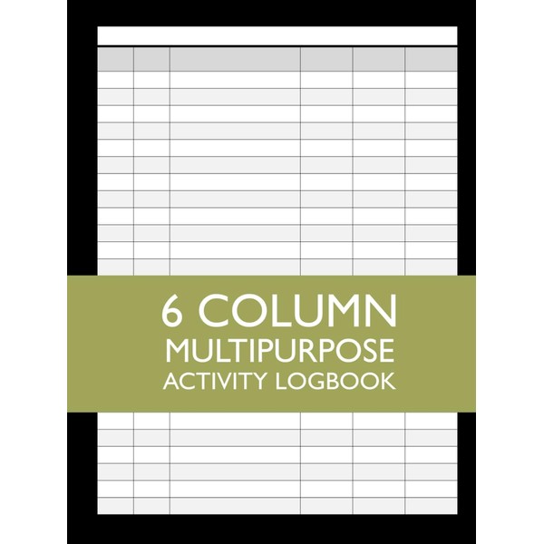 Activity Log book: For Work Or Home - Customizable 6