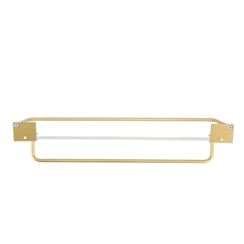 Bathroom Wall Shelf Space Aluminum and Acrylic Rustproof Punch Free