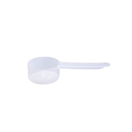 Plastic Measuring Scoop, (18 cc | 1.30 Tablespoon | 18 mL) Long Handle Spoons for Powders, Granules, Coffee, Pet Food, Baking Supplies, Protein and Other Dry Goods, BPA Free (Set of 1)