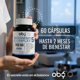 Oby Magnesio Complex 5 Quelado 60 Cápsulas