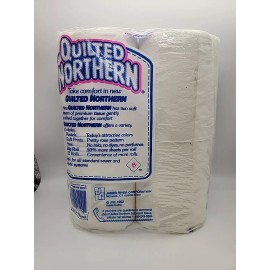 QUALTED NORTHERN NEW 90s Vintage Quilted Northern Toilet Paper Bath Tissue 4 Pack