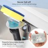 Stainless Steel Kitchen Sink Dish Brush Holder with Suction Cups,Scrub