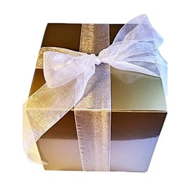 Large Gift Set - Gardenia Scented Silk Dusting Powder in a Gift Tin with Powder Puff