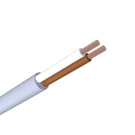 WITTKOWARE LiYY 2 x 0.25 mm² Electronic Control Cable without Shielding, Copper, Grey Sheath, Cable Length 25 m