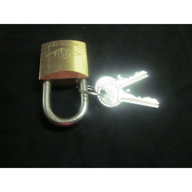 22011-30 PADLOCK ~ CISA ~ SOLID BRASS LOCK 220/30 MADE