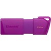 Kingston Memoria Flash 64GB USB 3.2 Gen 1 DTXM Morado