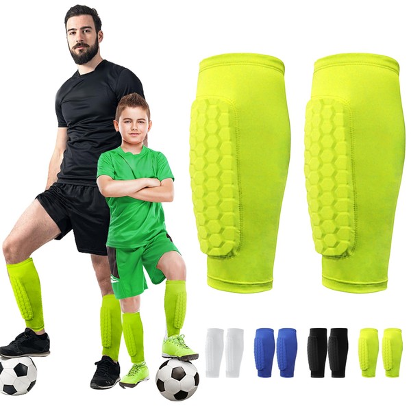 LUKIUP Schienbeinschoner Fußball Herren, XS/S/M/L chienbeinschoner Kinder Erwachsener Fussball, Breathable