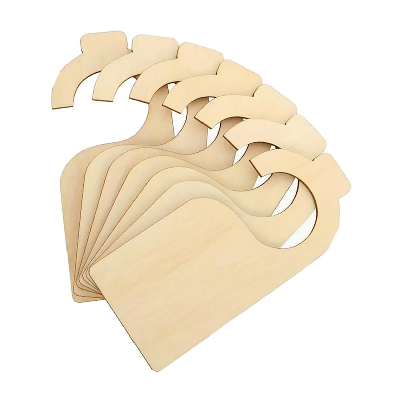 Perfeclan Pack of 7 Baby Wardrobe Dividers Blank Clothes Rack