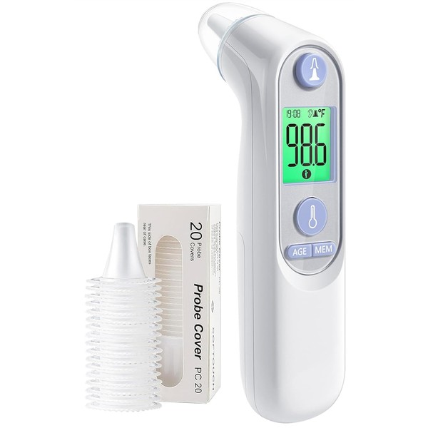 Viproud Ear Thermometer for Babies Kids, Digital Infrared Thermometer with