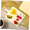 DOITOOL 5Pcs Unfinished Wood Cutting Board Smooth Craft Wood Blanks