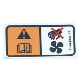 NUEVO OEM Ford Ventilador Radiador Etiqueta de Advertencia XW4Z8653BA GENUINO