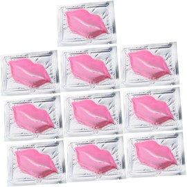 Almohadillas Labiales de Colágeno Exfoliantes 15 Unidades para Cuidado Nocturno de Labios Secos y Agrietados en Mujeres Tamaño Estándar