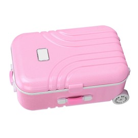 Cute Baby Toy Rolling Suitcase Mini Luggage Box for Kids Toys Storage and Birthday Gifts (Pinkish)