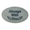 Angelstar Rainbow Bridge Pet Stone-Always with You, Deep Grey