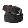 Lands' End Mens Elastic Braid Belt Black