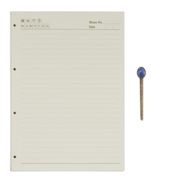 A4 Lined Loose Leaf Paper Refills 6-Ring Refillable Paper 80 Sheet