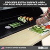 Iron Forge Tools Wood Folding Grill Shelf, 37 x 12