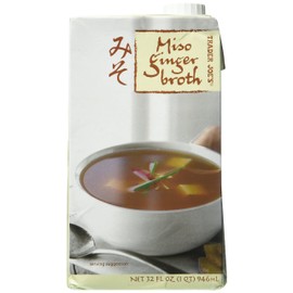 Trader Joe's Miso Ginger Broth 32 OZ
