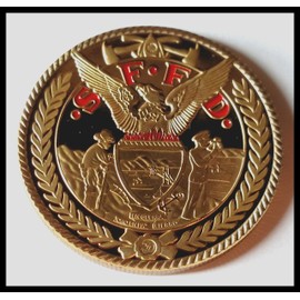 City of San Francisco Fire Department #1175 Honor Challenge Coin