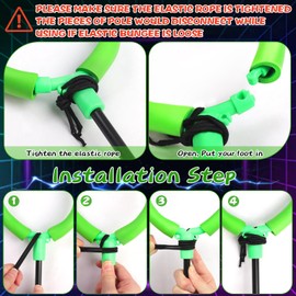 Jalunth Jump Ring Foot Spinner Swing Wheel Outdoor Garden Outdoor Toy Games Things Children Adults Boys Girls 5 6 7 8 9 10 11 12 13 Years Easter Gifts with Cool Light Wheel