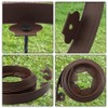 40 Ft Landscape Edging Kit, Brown Garden Edging Border with