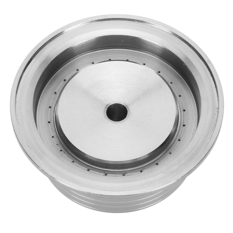 Reusable Coffee Capsule with Lid Scoop Brush Smooth Surface Stainless