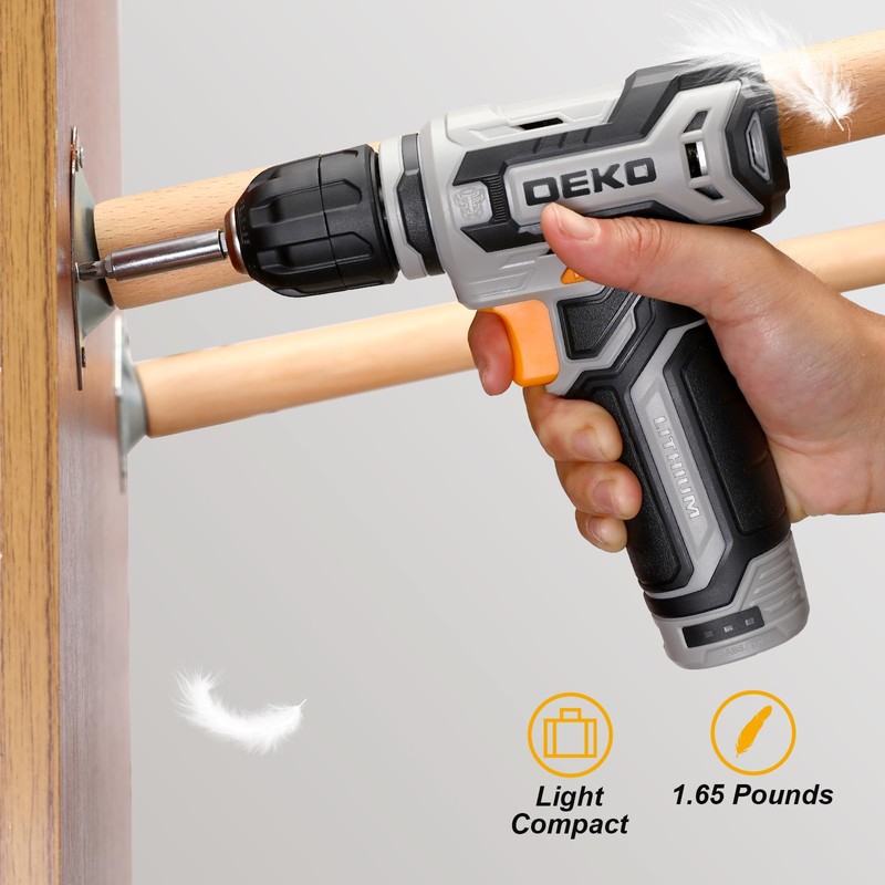 Cordless Drill: DEKO PRO 12V Power Battery Drill Set with