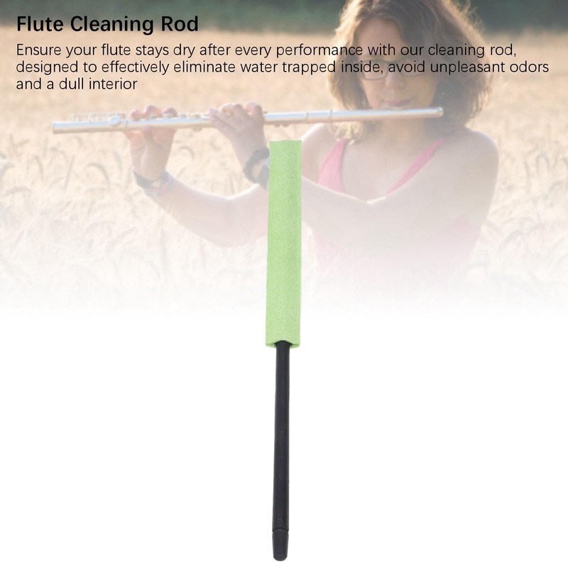 Flute Cleaning Stick Fast Water Absorption, Premium ABS, Silicone Material,