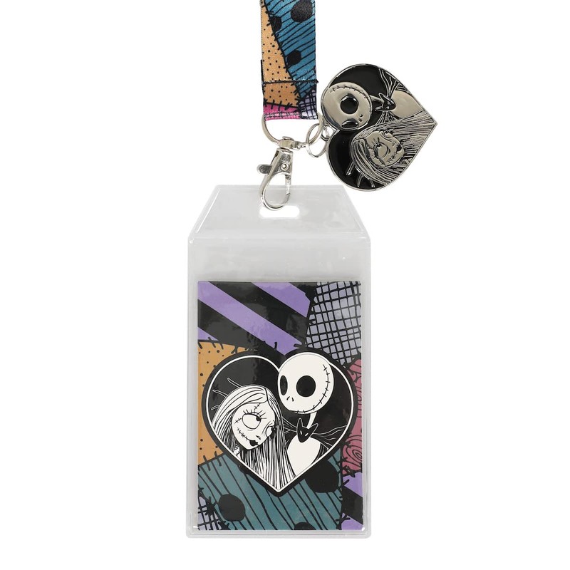 Nightmare Before Christmas Jack & Sally Lanyard