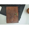 OVERDOSE Star Dragon Journal Notebook Handmade Leather Journal Travel Diary