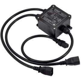 AC120V 15Amp Automatic Transfer Switch, ATS Auto Transfer Switch (IEC320 C14/C13)