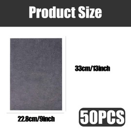 50 Sheets Transfer Paper, Tracing Paper, A4 Carbon Paper, Carbon Paper for Tracing Drawings on Wooden Projects, Tracing Paper, Carbon Paper for Tracing, Graphite Paper, Packing Paper
