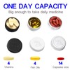 Extra Small Pill Box for Purse (3 Pack), ADHYRO Aluminum
