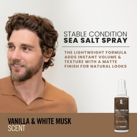 Billy Jealousy Sea Salt Spray for Hair and Beard, Texturizing & Volumizing Mist with Light Hold, Matte Finish, Beachy Waves & Natural Look, Safe for Color Treated Hair, Stable Condition, 4 Fl Oz