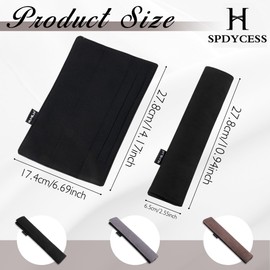 SPDYCESS Gurtpolster Auto, Weiche Komfort Sicherheitsgurt Schulterpolster für Erwachsene Kinder, Gurtschoner Polsterung für Sitzgurt Auto Zubehör Innenraum für LKW, SUV