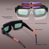 True Color Solar Auto Darkening Welding Goggles, Safety Protective Welding