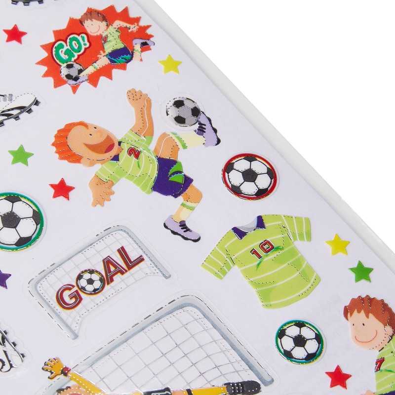 Craft Planet CPT 6561058 Fun Stickers-Football Match, Assorted