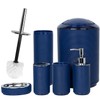 CERBIOR Bathroom Accessories Set 6 Piece Bath Ensemble Includes Soap