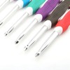 9PCS Crochet Hooks Set Knitting Smooth Needle Tools Ergonomic Plastic