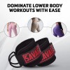 BeSAVAGE Ankle Strap for Cable Machine Attachments | Gym Ankle