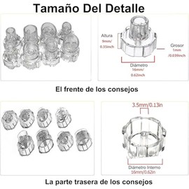 Cuidado facial belleza piel conjunto Hydro Dermabrasion agua peeling consejos 8pcs Elitzia ETAF131T