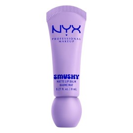 NYX PROFESSIONAL MAKEUP Smushy Matte Lip Balm tono Sugar Smush (transparente), 8 ml - Bálsamo labial efecto tinta coreana con aroma a piña colada, textura cremosa, efecto blurry e hidratación duradera. Fórmula vegana