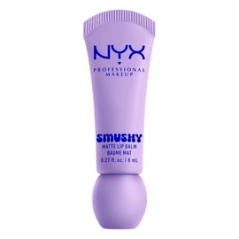 NYX PROFESSIONAL MAKEUP Smushy Matte Lip Balm tono Sugar Smush (transparente), 8 ml - Bálsamo labial efecto tinta coreana con aroma a piña colada, textura cremosa, efecto blurry e hidratación duradera. Fórmula vegana
