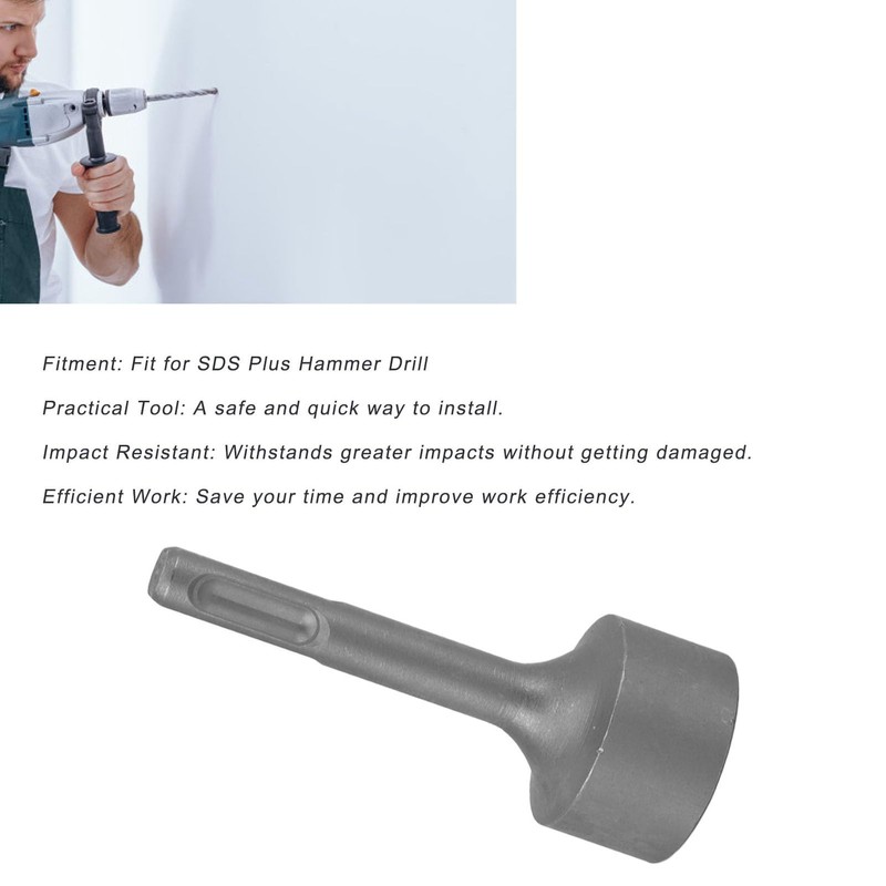 Ground Rod Driver, Steel SDS Max Shank T Post Driver